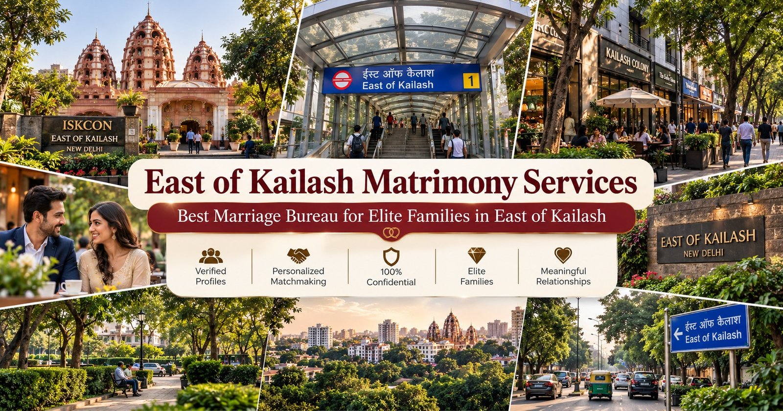 East of Kailash Matrimonial Services | Premium Marriage Bureau for Elite Families - Diamond Matrimonial